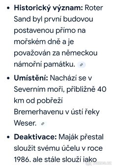 Zapalovač,replika majáku Rotre Sand - 2