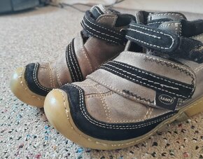 Santé - Kožené, kotníkové, celoroční boty  vel.28 - 2