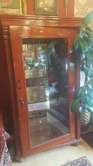 Dřevěná prosklená vitrýna - 2
