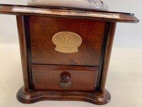 Porcelánový stolní mlýnek na kávu - Cibulák velký č.3 REZERV - 2