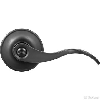 Set černých klik se zámkem, klíčky - 2