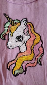 Triko s flitry, velikoat 110/116 - 2