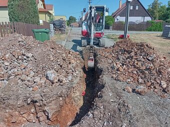 Zemní a výkopové práce bagr 3t -Blanensko - Boskovicko - 2