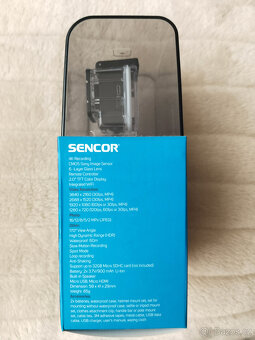 Nová akční kamera SENCOR 4K, WiFi, 2 baterie, dálkové ovládá - 2