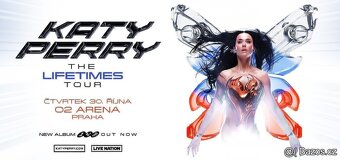Prodám 4 vstupenky na stání - Katy Perry Praha O2 - 2