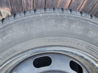 Letni 195/65/15+ráfky sada. - 2