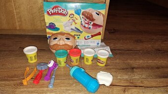 Modelína Hasbro Play-Doh Zubař + hasičské auto. - 2