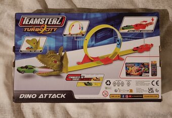 Autodráha Teamsterz Turbo City Dino Attack - 2