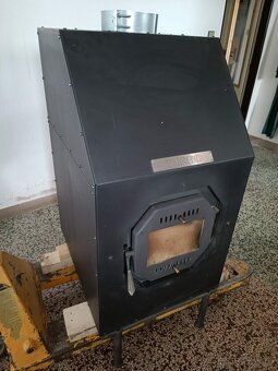 Teplovzdušná kamna na pevná paliva Falco 20kW LS-kamna - 2