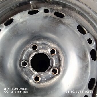 15" plechová kola – 5x100 – ŠKODA (VW, AUDI, SEAT) - 2