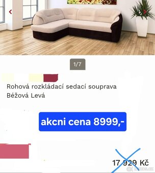 Prodam novou rohovou sedacku - 2