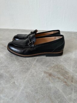 černé kožené mokasíny vel 36 - 2