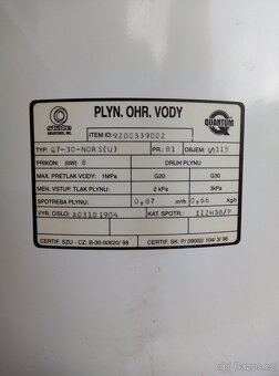 Prodám plynový průtokový ohřívač QUANTUM (SLEVA) - 2