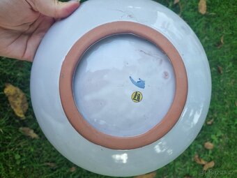 Stará malovaná keramická mísa - 2