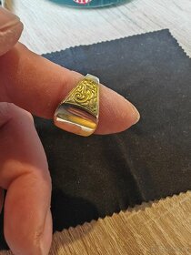 Zlatý pánský prsten 585/1000,14k 6,8g - 2