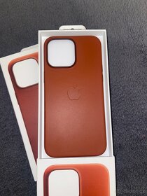 Apple Leather Case iPhone 14 Pro Max - Umber - 2