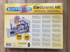 Stavebnice BOFFIN II. 3D Electronic kit 60 dílů/159 projektů - 2