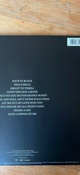 AC/DC Back iin Black LP vynil - 2
