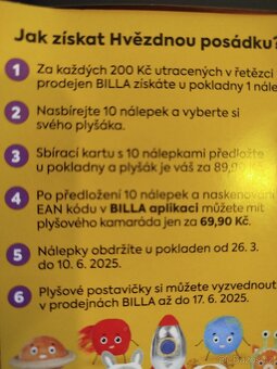 Billa nálepky space 10 ks - 2