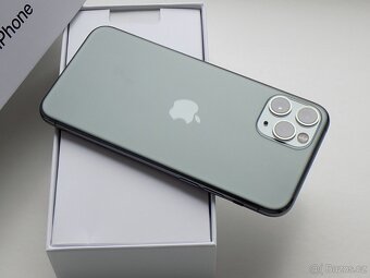 APPLE iPhone 11 Pro 64GB Midnight Green - ZÁRUKA - 100% BATE - 2
