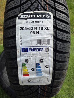 2ks nových zimních pneu Semperit Speed-Grip 205/60/16 96H - 2