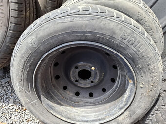 2+2 ks pneu letní BARUM 175/70 R14+ plech disky - 2