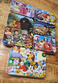Luxusní dřevěné puzzle DISNEY - 2