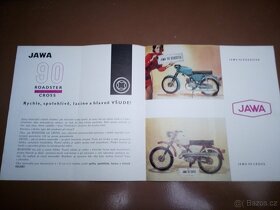 Jawa 90 roadster cross- orig. prospekt - 2