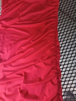 Krásné červené společenské šaty Shein vel. 34. - 2