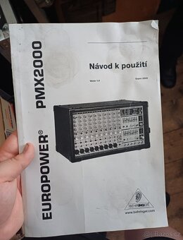 Behringer Europower PMX2000 + 2x repro 400W - 2
