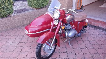 Jawa 350/354-06 kývačka rok 63+ sidecar - 2