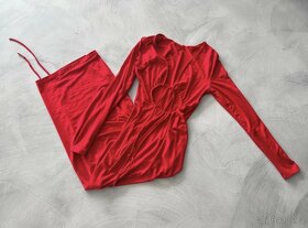 Cervene maxi saty - 2