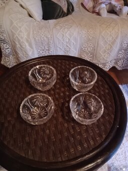 Misky kompotové větší broušené - 2