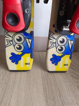 dětské lyže délky 90cm. - 2