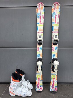 Dětské lyže TECNO PRO SWEETY, 110 cm + boty - 2