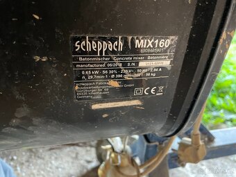 Spádová míchačka 230 V - 2