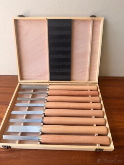 SOUSTRUH NA DŘEVO – SCHEPPACH + dláta - 2