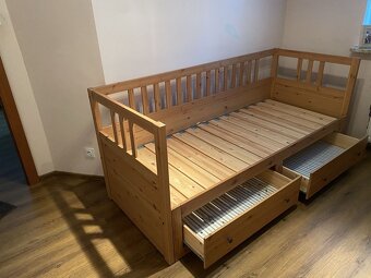 Postel Ikea Hemnes+2x matrace - 2