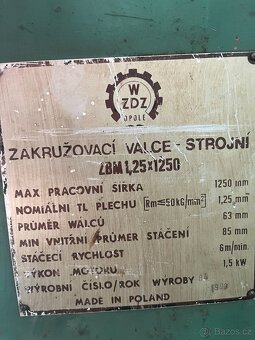 Zakružovačka ZBM 1250/1,25 - 2