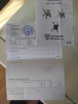 Chodítko čtyřkolé skládací - 2