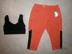 Funkční capri legíny Crivit + top zdarma, vel. S - 2