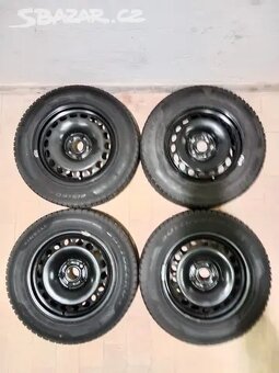 Zimní sada 215/60/16 - 5x112 ET41 6,5Jx16 57,1 - Superb, Pas - 2