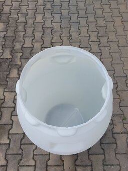 Bílý potravinářský hobok 220L a 120L - 2