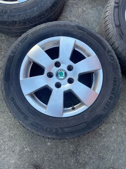 Alu kola 5x112 r15 Škoda originál - 2
