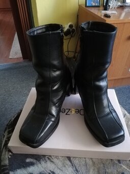 Dámské kožené kozačky - 2