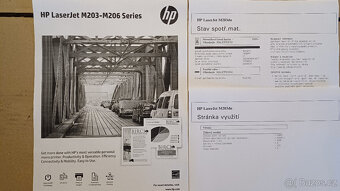 HP Laserjet M203DN | Duplex|LAN|najeto 23tis. | nový toner - 2