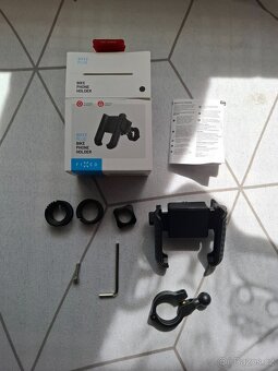 Držák na mobil - kolo FIXED Bikee Plus černý - 2
