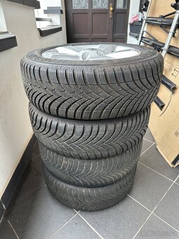 Alu kola Skoda/Volkswagen 205/55 R16 roztec 5x112 zimní pneu - 2