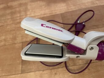 Žehlička a krepovačka na vlasy BABYLISS Ceramic - 2