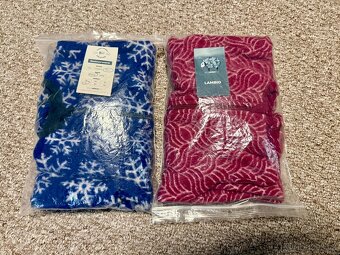 Rostoucí merino-fleece overal 74-80-86, TOP stav, Dvojčata - 2